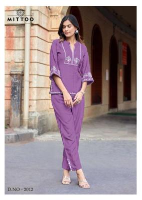 Mittoo korra vol 2 coord set Kurti wholesalers in Ahmedabad