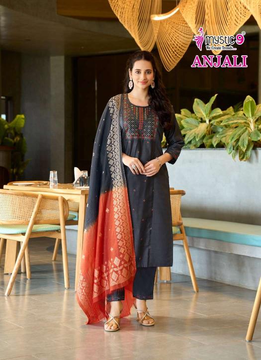 Mystic9 anjali vol 1  Kurti exporters in Hyderabad