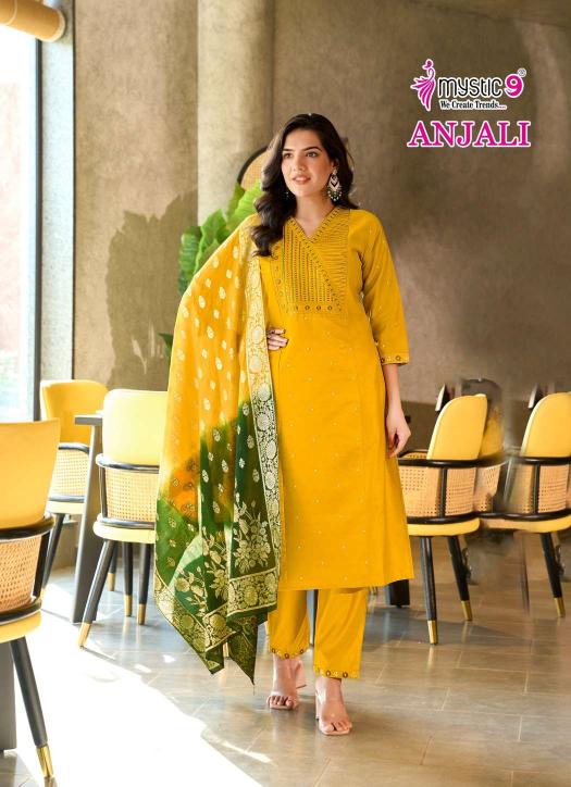 Mystic9 anjali vol 1  Kurti exporters in Hyderabad
