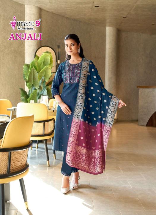Mystic9 anjali vol 1  Kurti exporters in Hyderabad