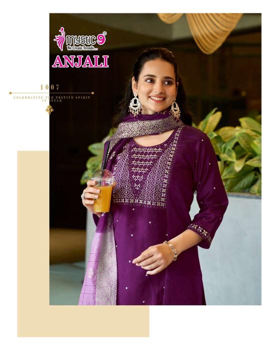 Mystic9 anjali vol 1  Kurti exporters in Hyderabad