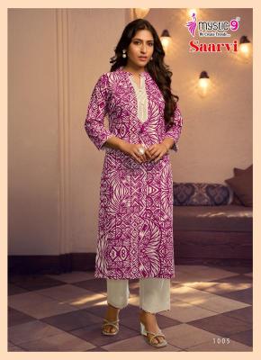 Mystic9 saarvi vol 1 coord set Kurti manufacturers and dealers in bangalore