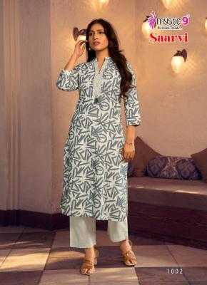 Mystic9 saarvi vol 1 coord set Kurti manufacturers and dealers in bangalore