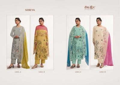 Omtex sereya Unstitched dress material suppliers in Mumbai