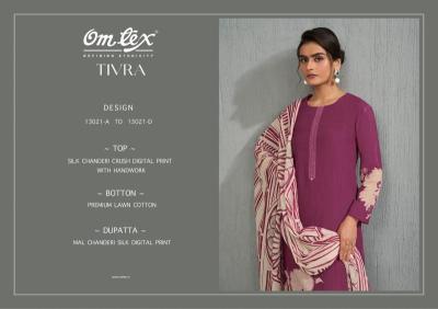 Omtex tivra block Designer dress material wholesale in Mumbai