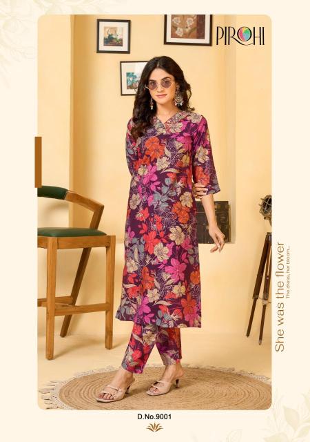 Pirohi krishi vol 1 coord set Online Wholesale Kurti shopping