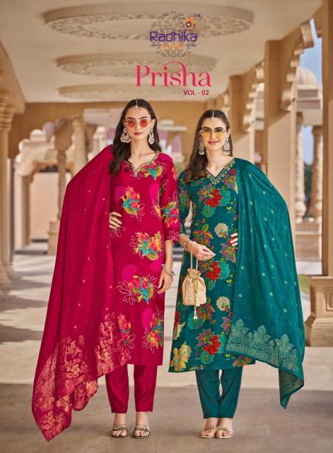 Radhika lifestyle prisha vol 2 Best kurti suppliers in Ahmedabad