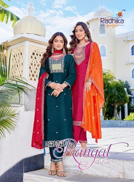 Radhika rangat vol 6 Kurti manufacturer in Ahmedabad