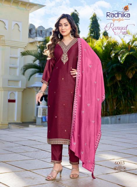 Radhika rangat vol 6 Kurti manufacturer in Ahmedabad