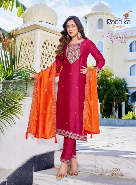 Radhika rangat vol 6 Kurti manufacturer in Ahmedabad