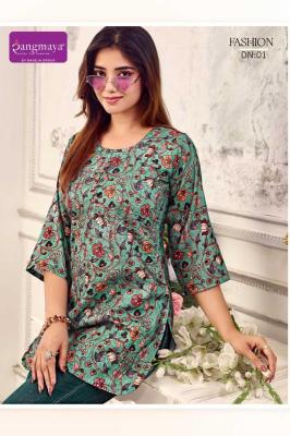 Rangmaya fashion short top Wholesale kurti suppliers in Kolkata