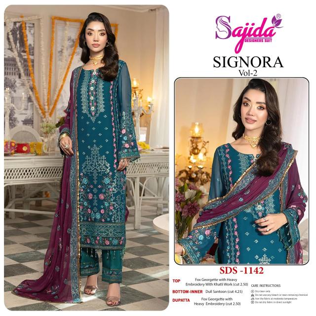 Sajida signora vol 2 Wholesale salwar suits in Ahmedabad