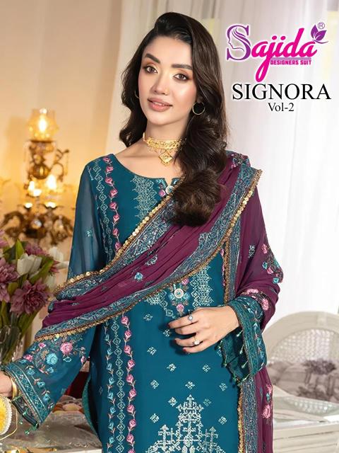 Sajida signora vol 2 Wholesale salwar suits in Ahmedabad