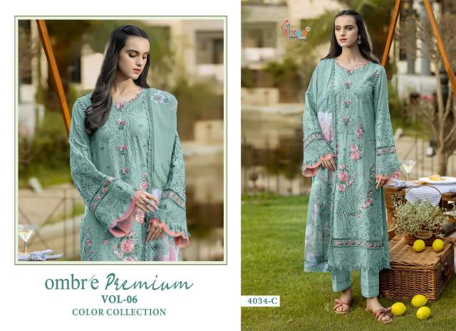 Shree fab ombre lawn collection vol-6 salwar suite manufacturers in Gujarat
