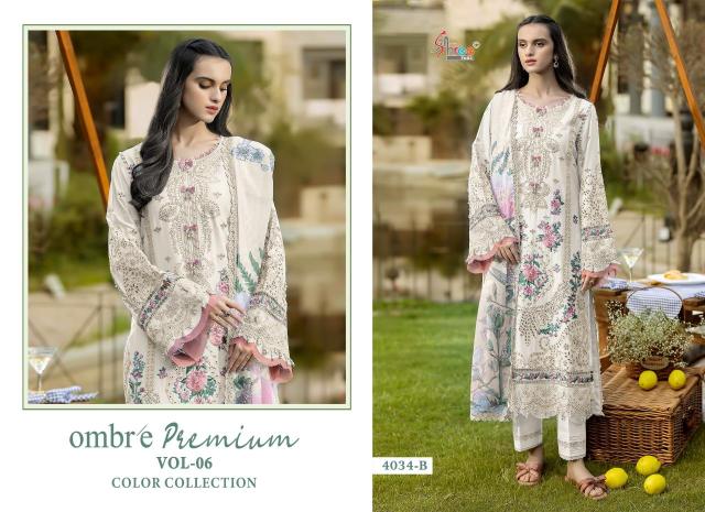 Shree fab ombre lawn collection vol-6 salwar suite manufacturers in Gujarat
