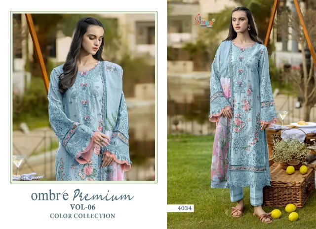 Shree fab ombre lawn collection vol-6 salwar suite manufacturers in Gujarat