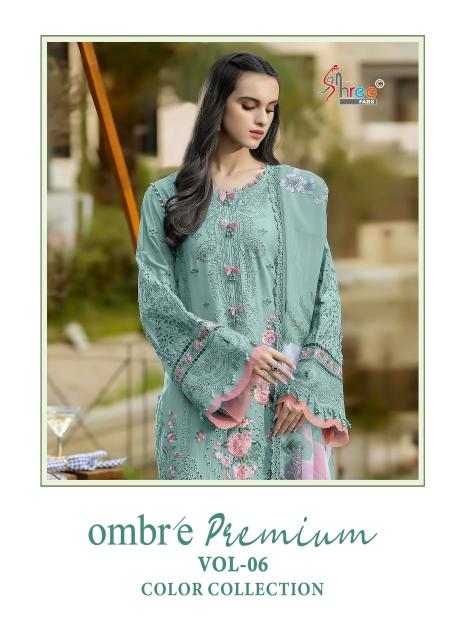 Shree fab ombre lawn collection vol-6 salwar suite manufacturers in Gujarat