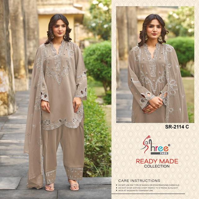 Shree fabs d.no-2114 salwar suit wholesaler in Kolkata