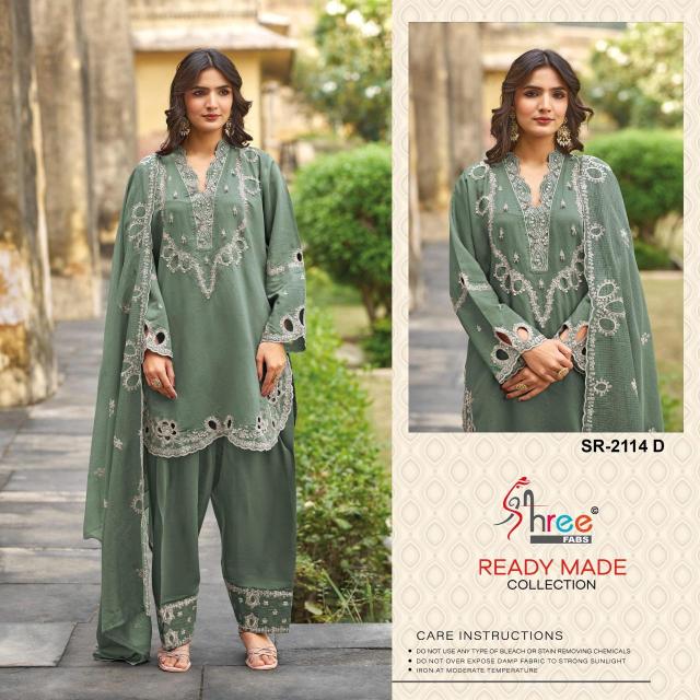 Shree fabs d.no-2114 salwar suit wholesaler in Kolkata