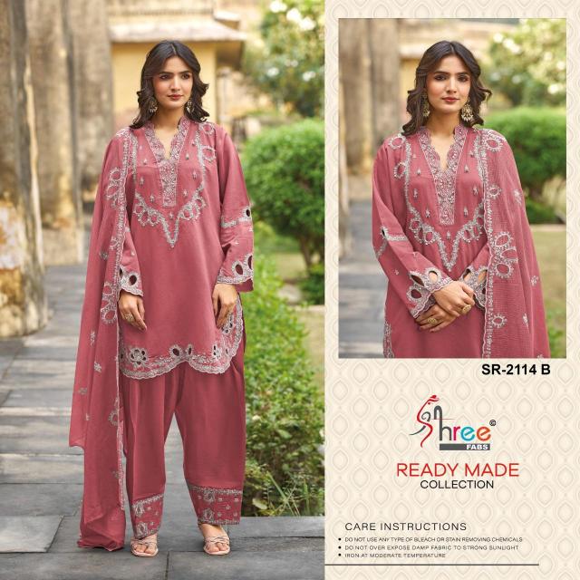 Shree fabs d.no-2114 salwar suit wholesaler in Kolkata