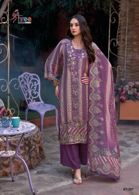 Shree fabs KT - 327 Dress material wholesalers in Ahmedabad
