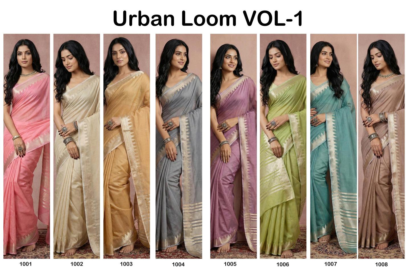 SHREE SHYAM FASHION URBAN LOOM VOL 1 Designer sarees in bulk in Kolkata