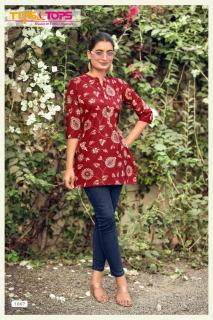 Tips & tops cotton shorties vol 9 Kurti Wholesale textile market in Ahmedabad