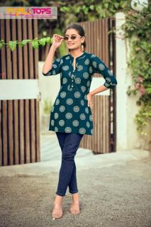 Tips & tops cotton shorties vol 9 Kurti Wholesale textile market in Ahmedabad
