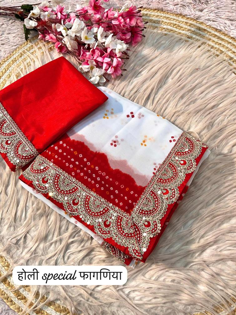 Vinayak holi special faganiya Wholesale saree suppliers in Pune