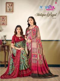 Vipul antique royal vol-27 saree wholesale distributors in Kolkata