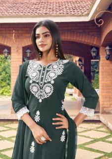 Woodee white lotus vol-2 Traditional kurtis in Ahmedabad