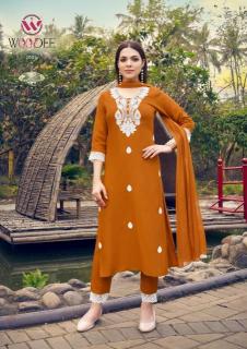 Woodee white lotus vol-2 Traditional kurtis in Ahmedabad
