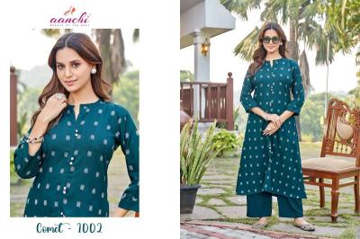 Aanchi comet coord set Printed kurtis in Surat