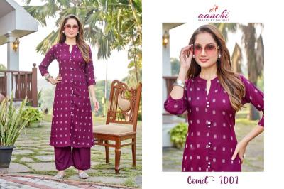 Aanchi comet coord set Printed kurtis in Surat