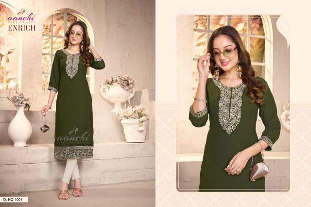 Aanchi enrich Kurti wholesale market in India