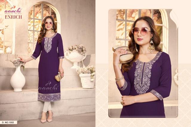 Aanchi enrich Kurti wholesale market in India