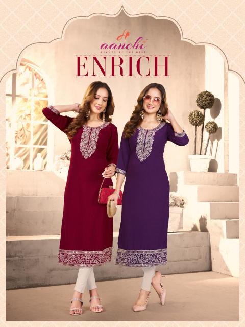 Aanchi enrich Kurti wholesale market in India