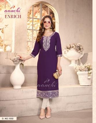 Aanchi enrich Kurti wholesale market in India