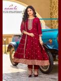 Aanchi plus strawberry Kurti wholesalers in Delhi