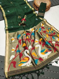 Akshara linen silk Saree wholesalers in Banglore