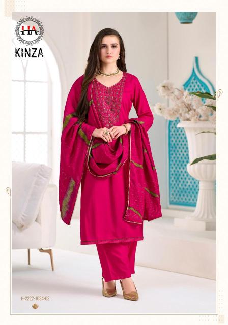 Alok suit kinza Designer dress materials in Kolkata