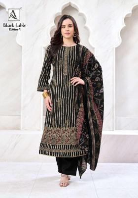 Alok suits black lable vol-4 Bulk dress material suppliers