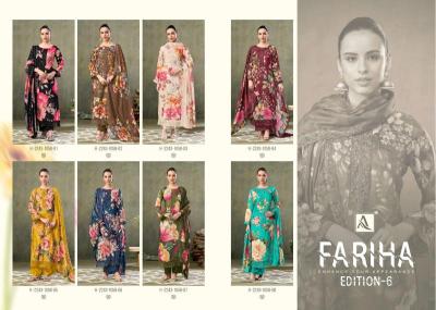 Alok suits fariha edition vol-6 Wholesale dress materials online