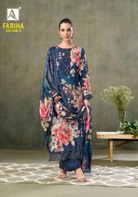 Alok suits fariha edition vol-6 Wholesale dress materials online