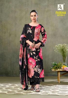 Alok suits fariha edition vol-6 Wholesale dress materials online