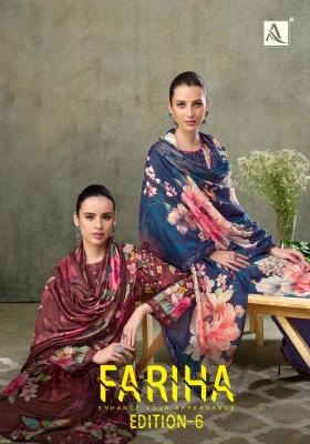 Alok suits fariha edition vol-6 Wholesale dress materials online