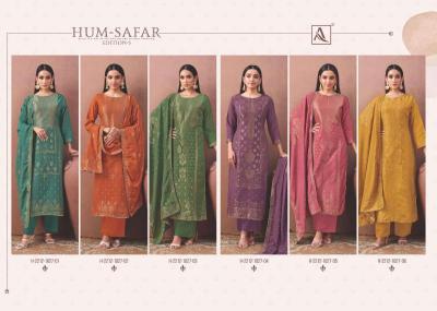 Alok suits humsafar edition 5 Hyderabad dress material suppliers