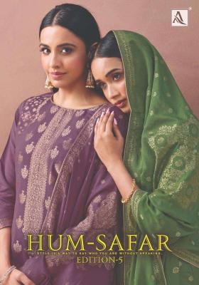 Alok suits humsafar edition 5 Hyderabad dress material suppliers