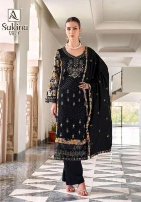 Alok suits sakina vol-6 Hydrabad dress material market