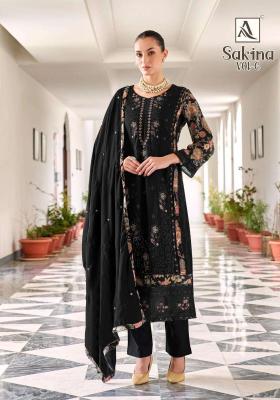 Alok suits sakina vol-6 Hydrabad dress material market